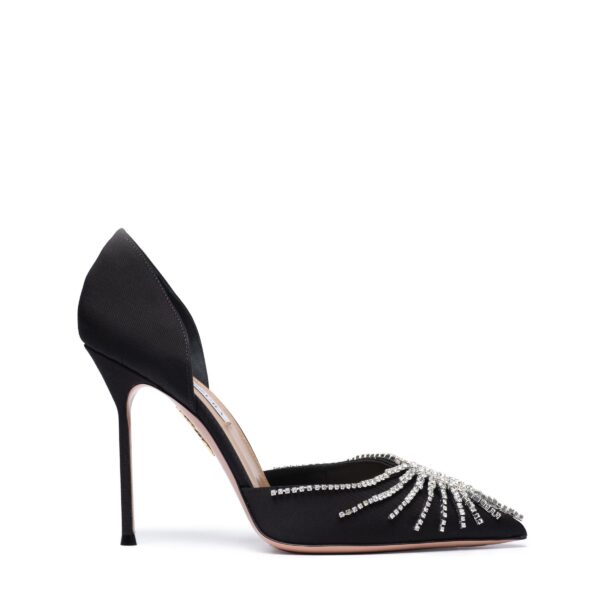 Aquazzura Sunshine-Schuhe sind schwarz